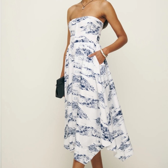 Reformation Linen Dress NWT - Picture 4 of 8